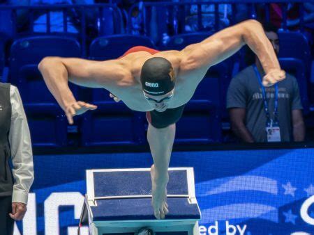 Olympic swimming trials: Caeleb Dressel, Chris Guiliano on relay.